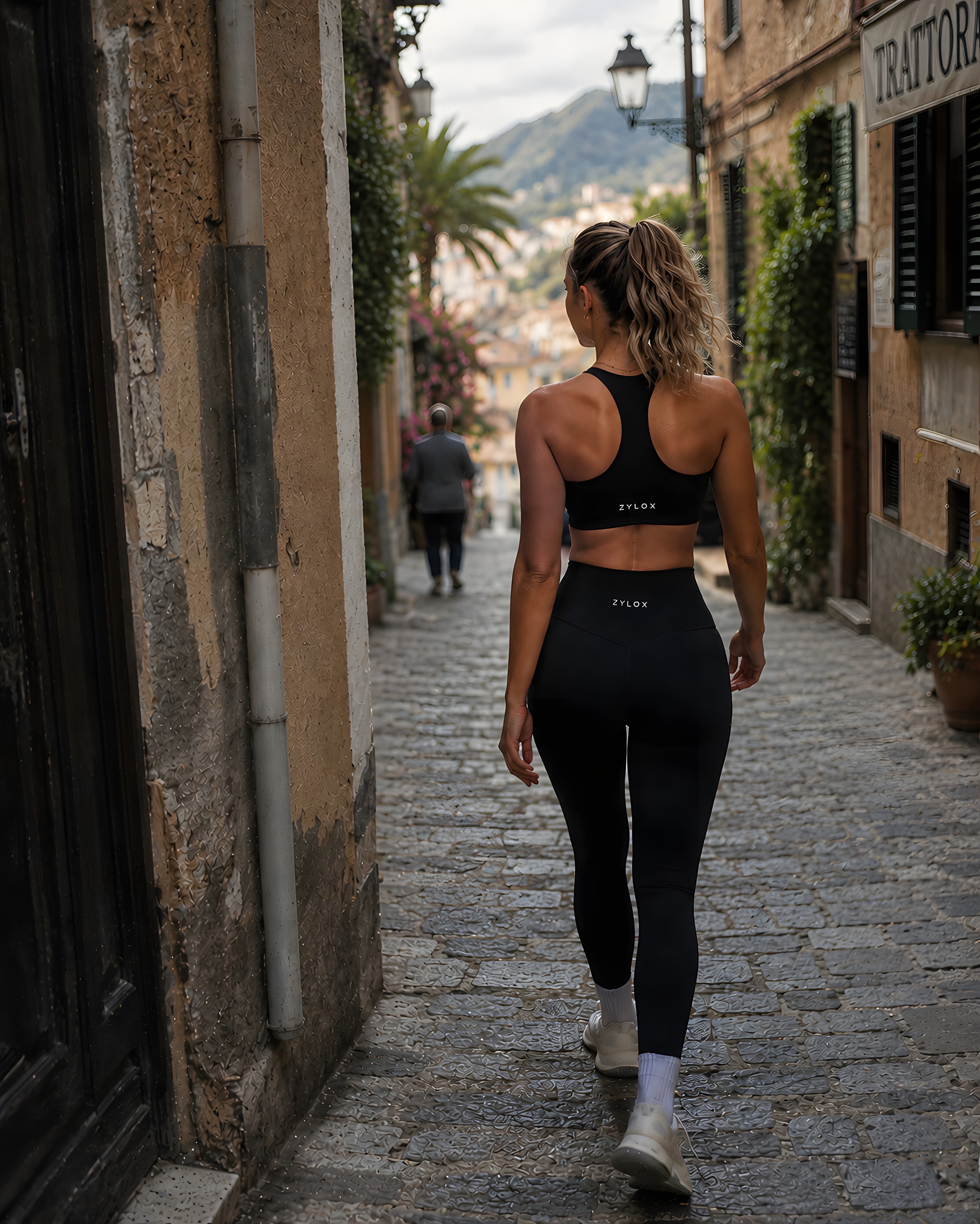 ZYLOX Noir collection worn on the streets of Italy